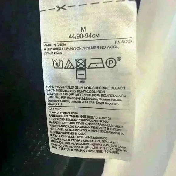 Banana Republic Blue Lace Stitch V-Neck Sweater - Picture 8 of 8